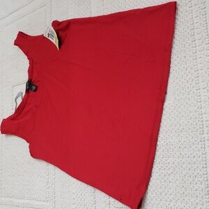 ALFANI Deep  Red Tank Top MP Nylon Spandex